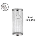 Cesta de churrasco de aço inoxidável