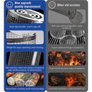 Cesta de churrasco de aço inoxidável