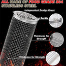 Cesta de churrasco de aço inoxidável